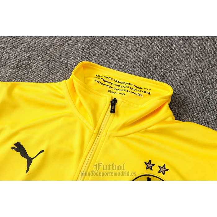 Chandal de Chaqueta del Borussia Dortmund 2021-2022 Amarillo